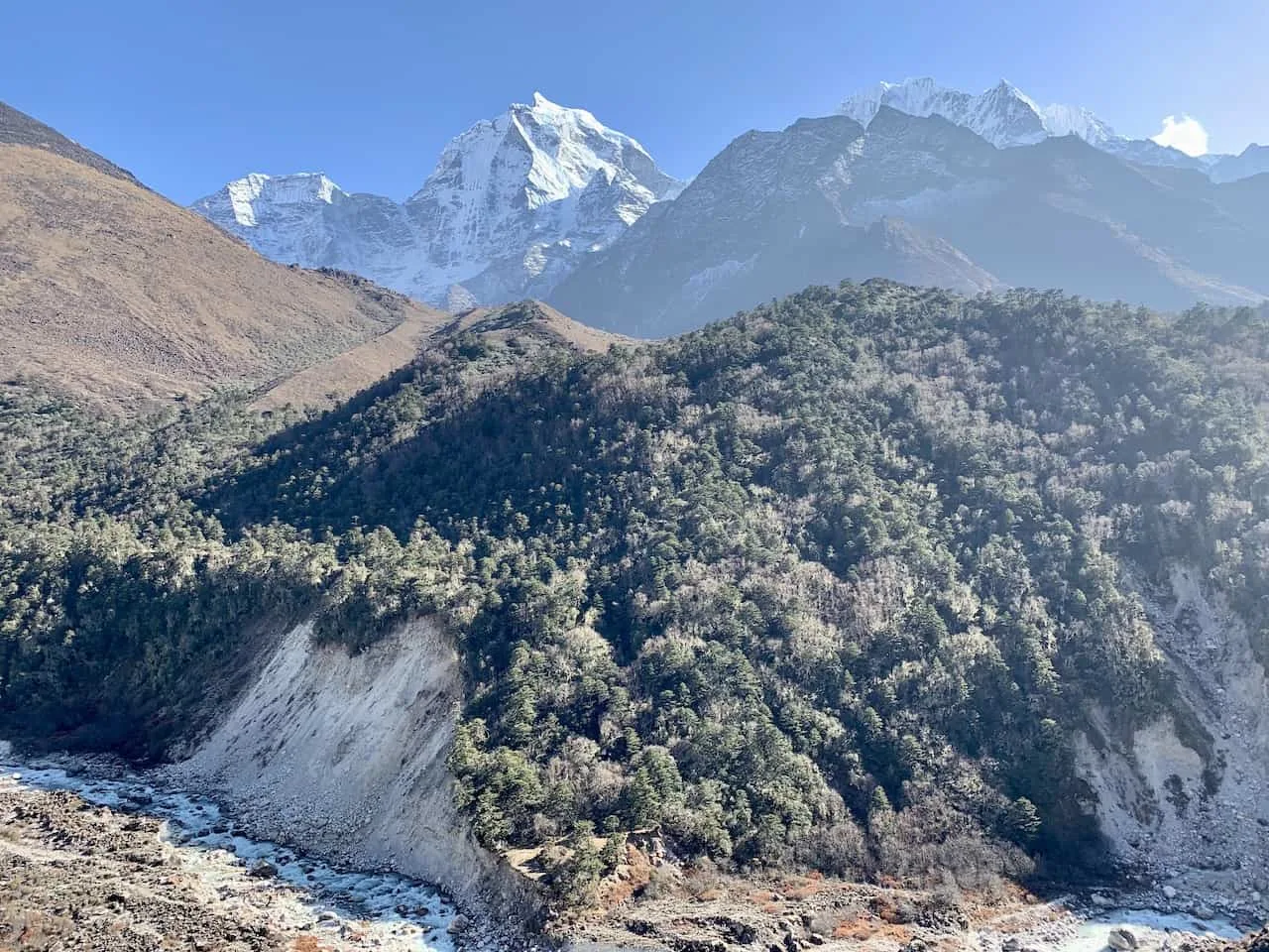 Pangboche to Namche Bazaar