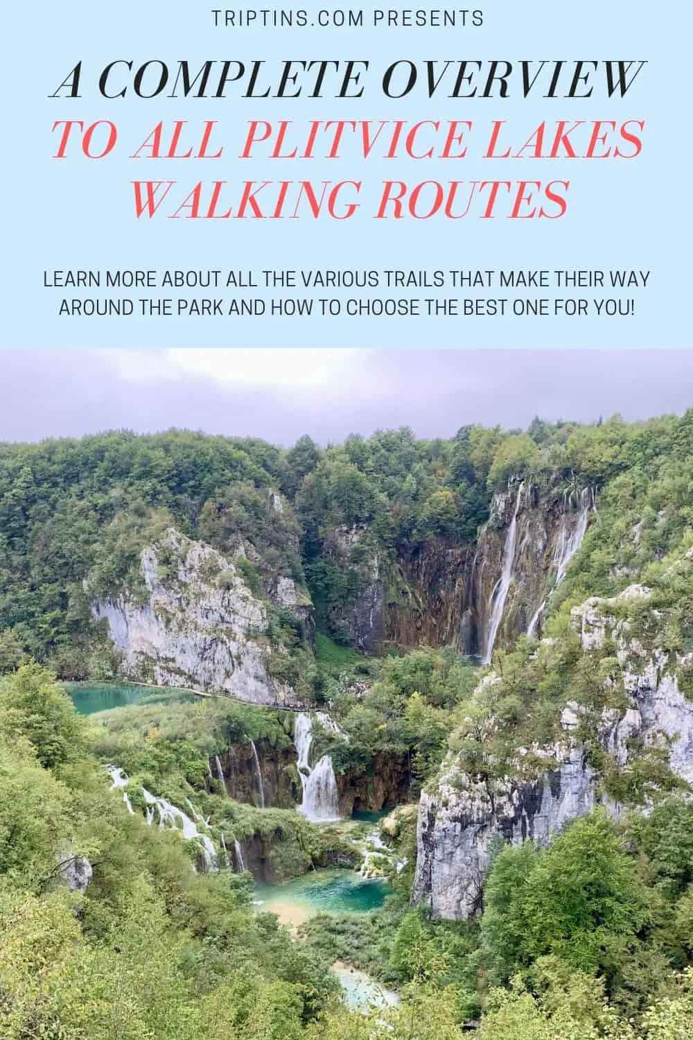 Plitvice Lakes National Park Walking Routes