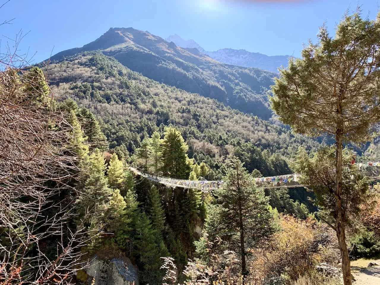 Suspension Bridge Pheriche to Namche