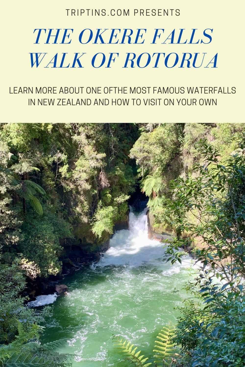 Okere Falls Walk Rotorua New Zealand