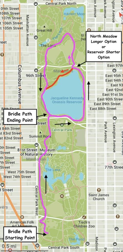 How to Walk & Run the Central Park Bridle Path (Map, Details & Guide)