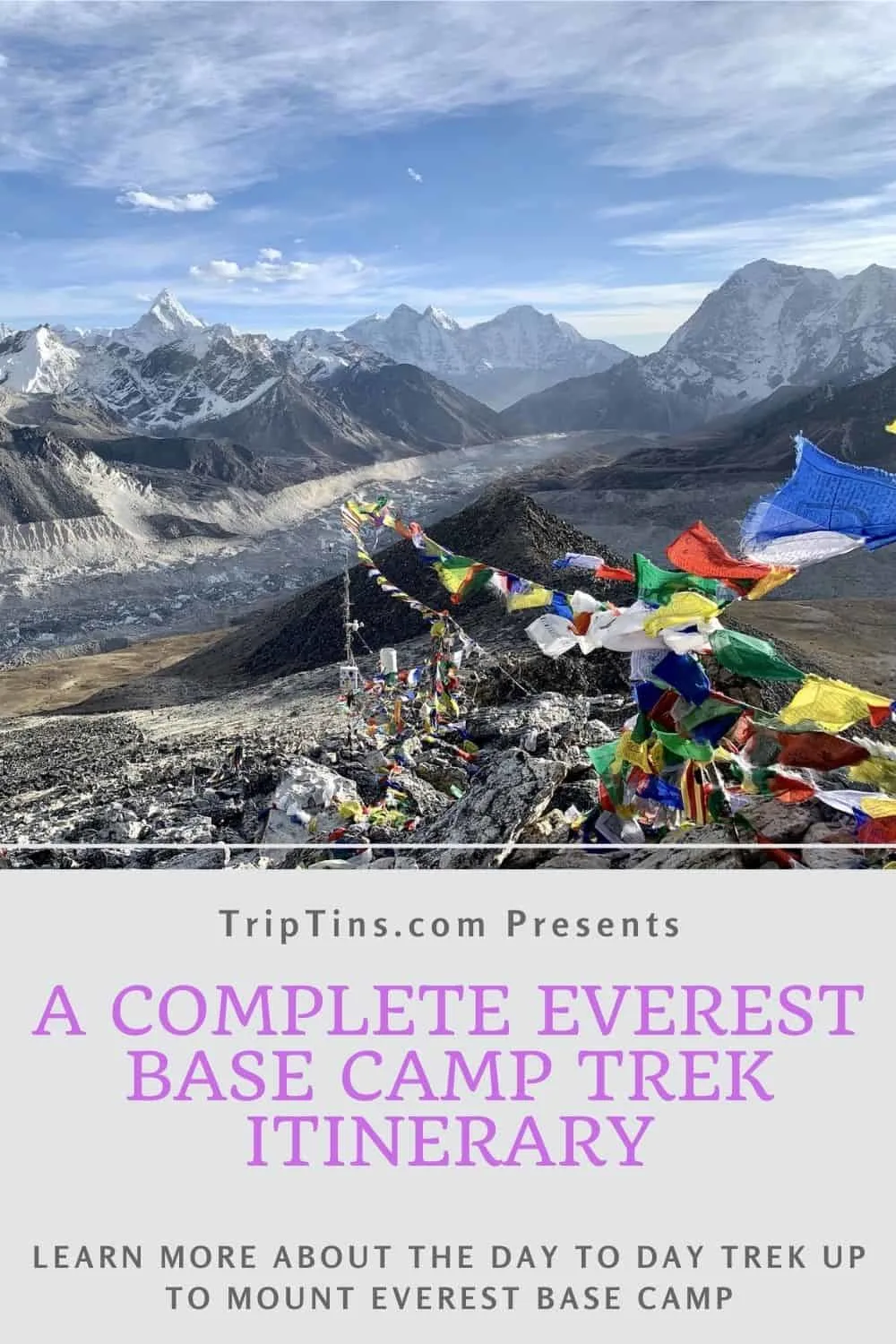 Mount Everest Base Camp Trek Itinerary
