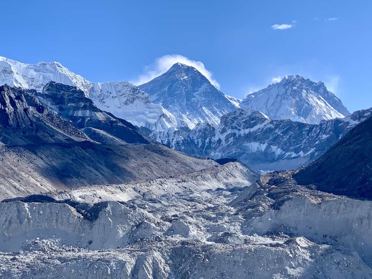 View of Mount Everest Gokyo Lakes