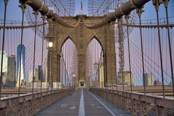 Where to Find the Brooklyn Bridge Pedestrian Entrance on BOTH Sides