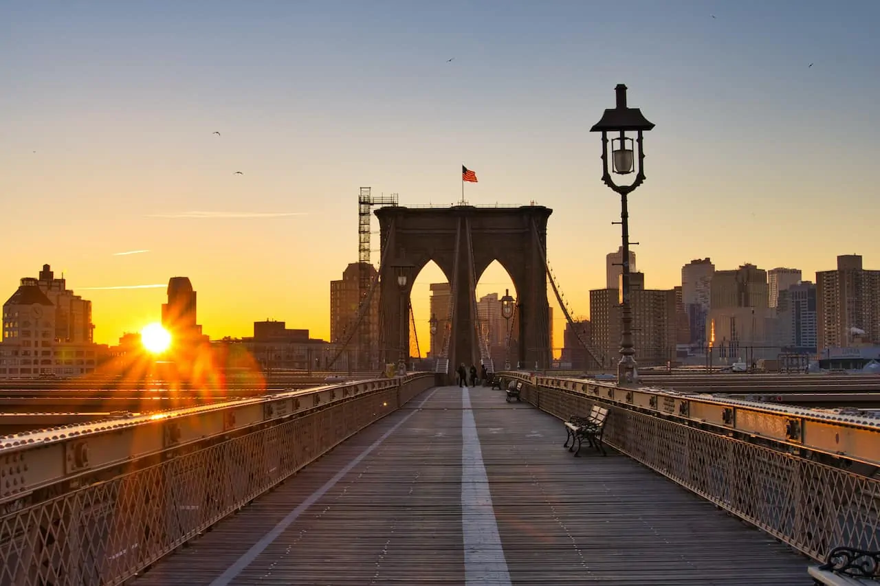 Brooklyn Bridge Sunrise Photo