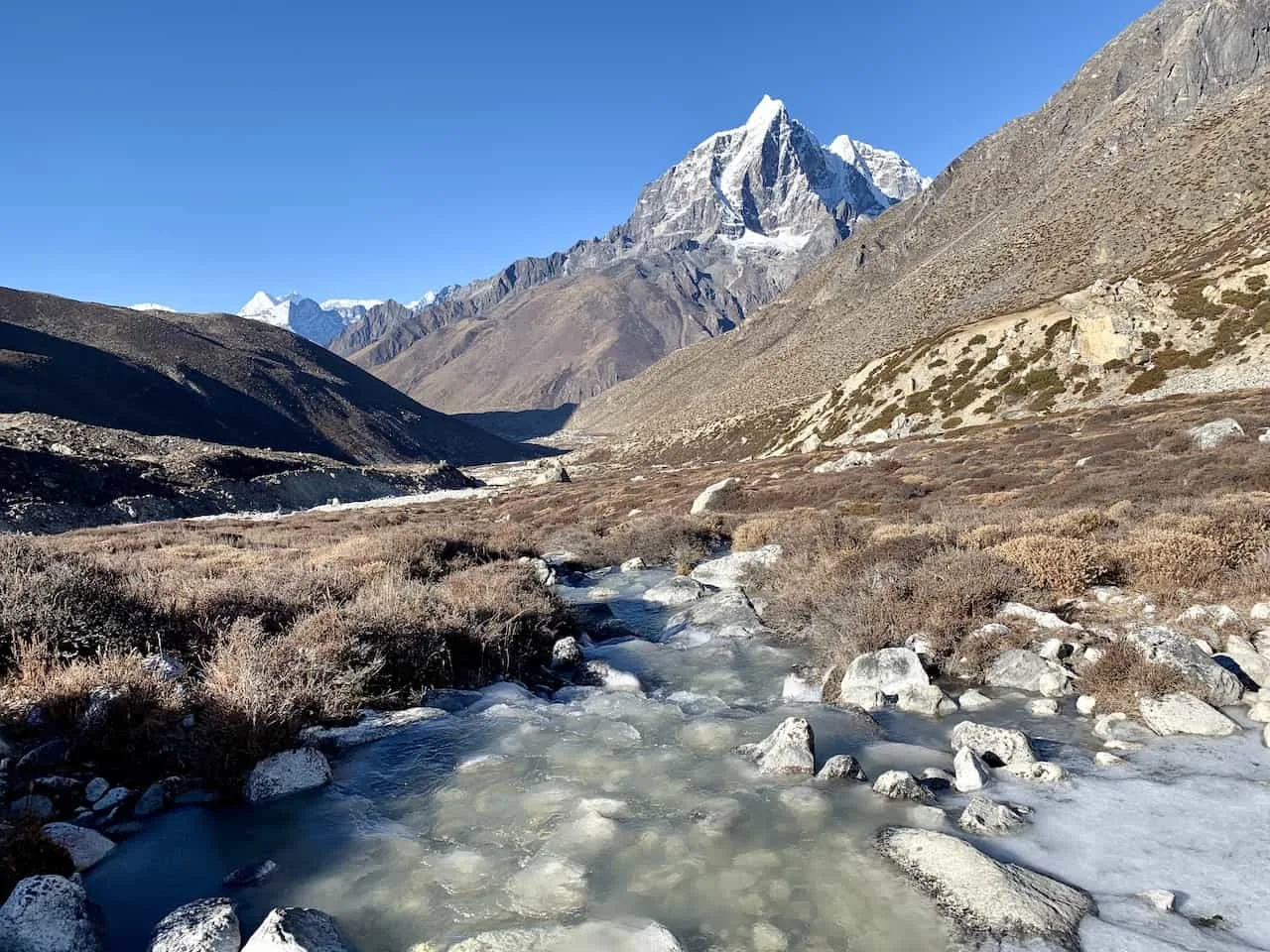 Dingboche to Chukhung River