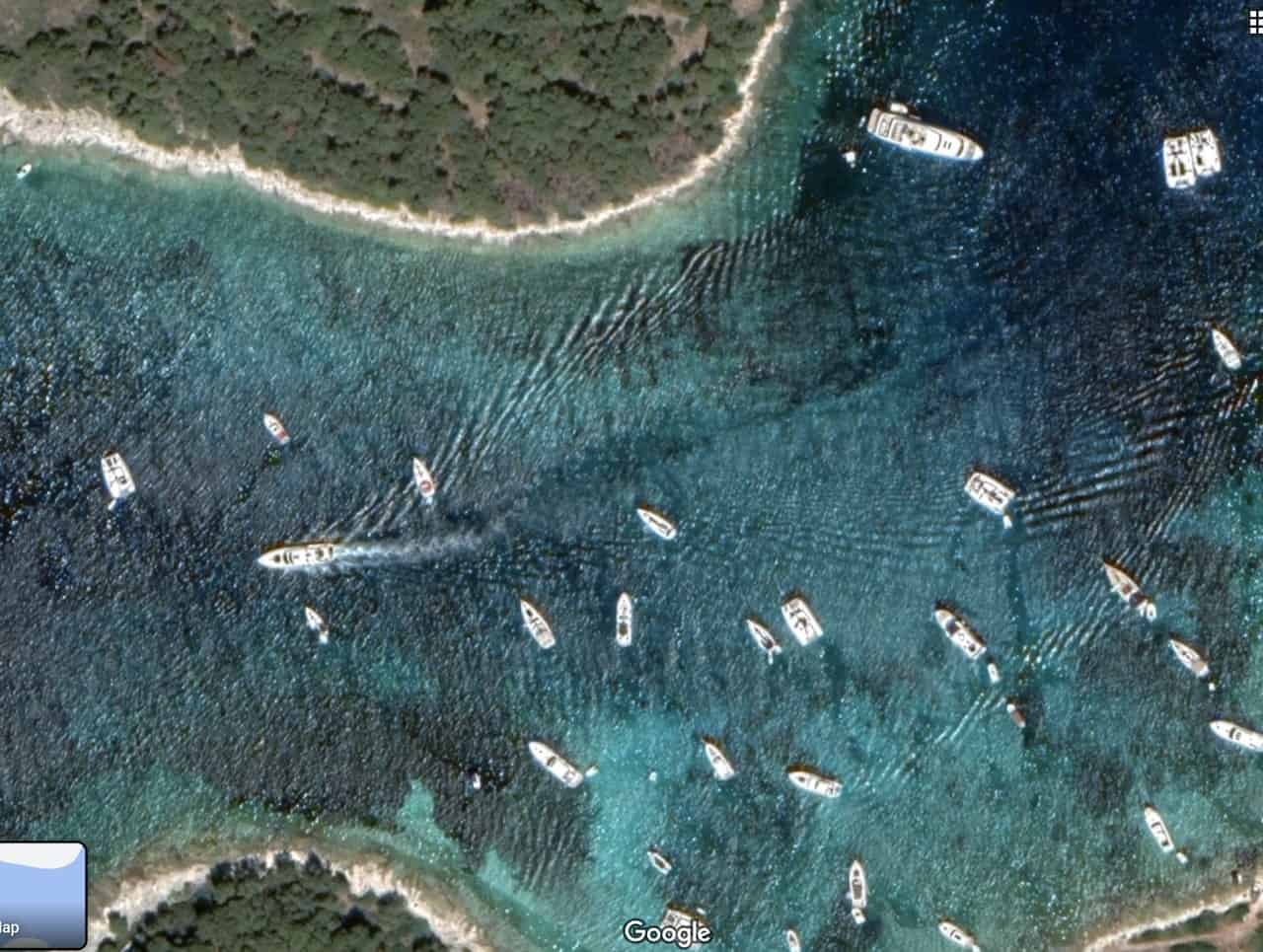 Pakleni Islands Aerial