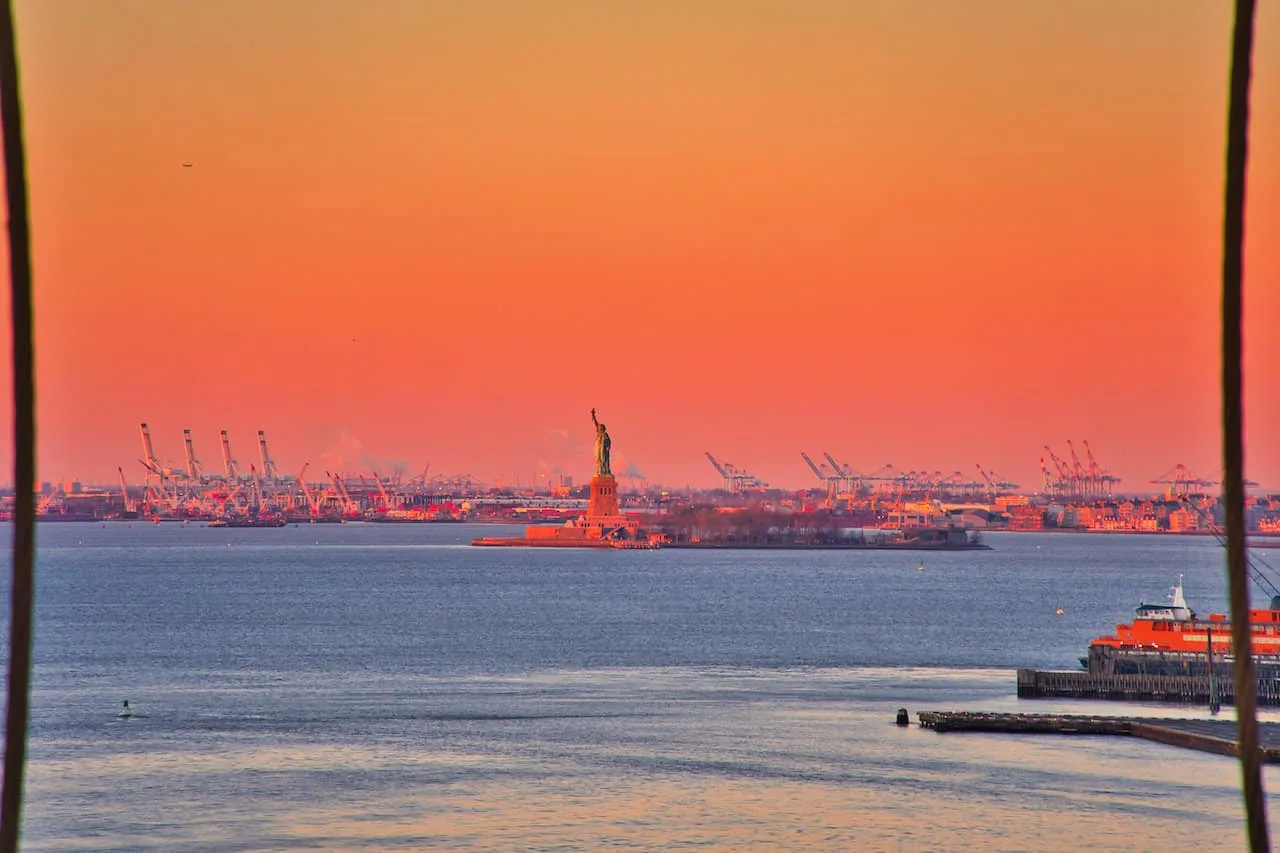 Statue of Liberty Views from Bridge