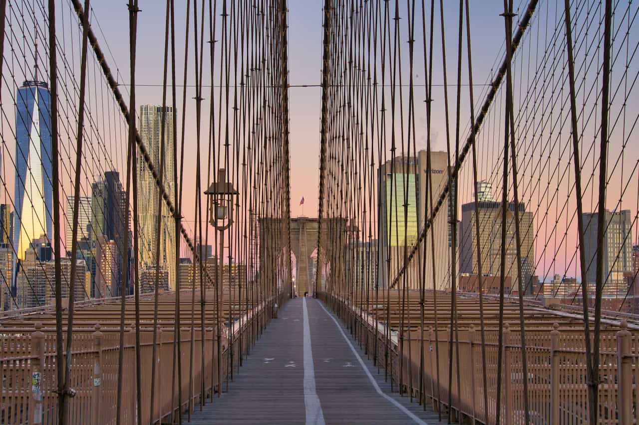 Walking Across the Brooklyn Bridge
