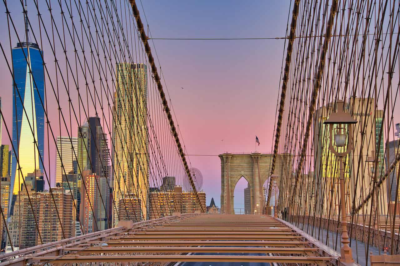 World Trade Center View from Brooklyn Bridge