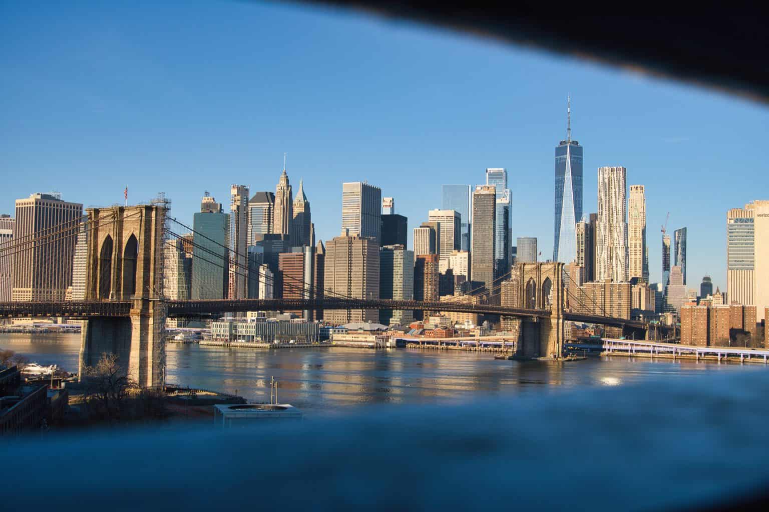 Brooklyn Bridge Skyline View