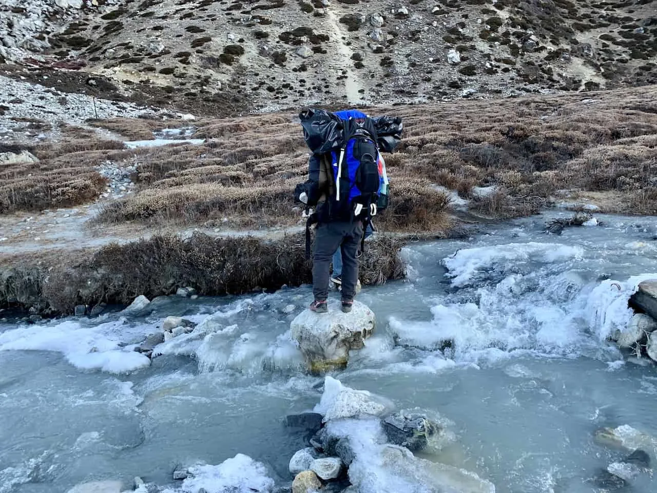 Chukhung River Crossing