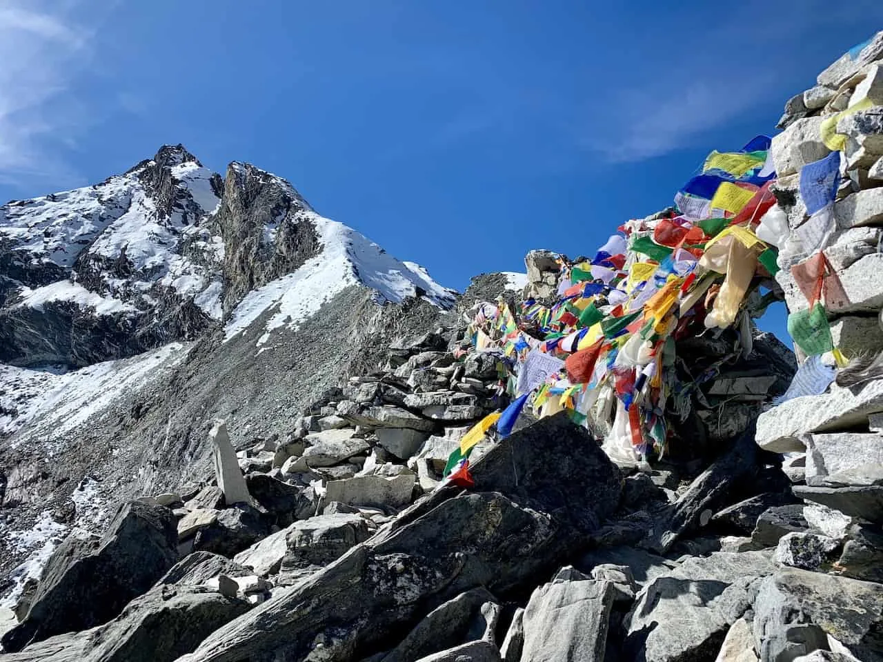 Kongma La Pass Sherpa Flags