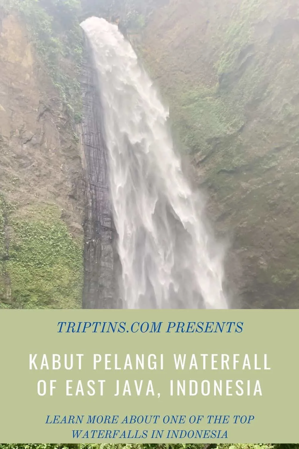 Kabut Pelangi Waterfall East Java Indonesia