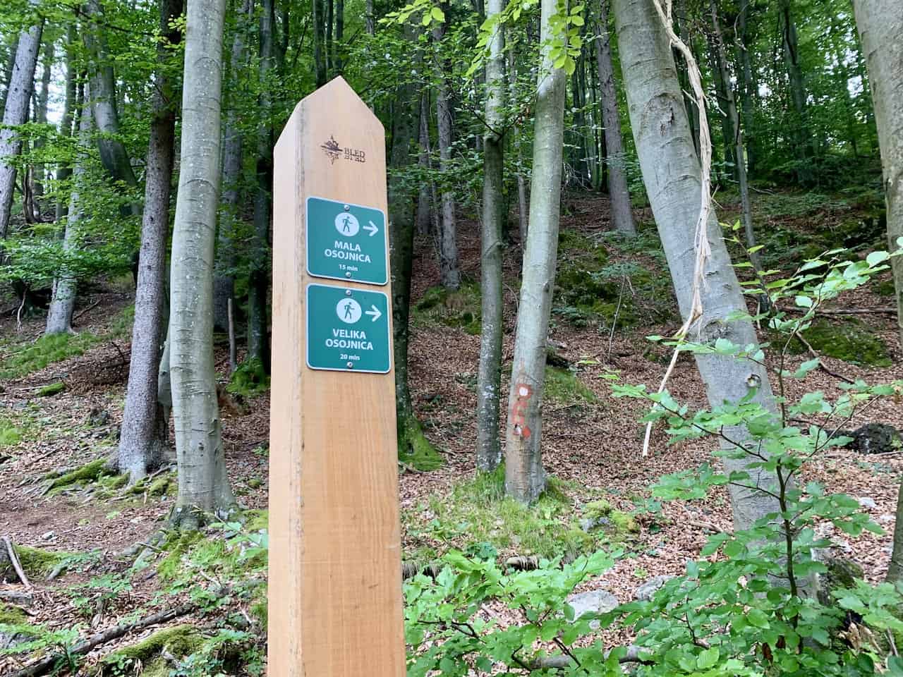 Bled Trail Markers
