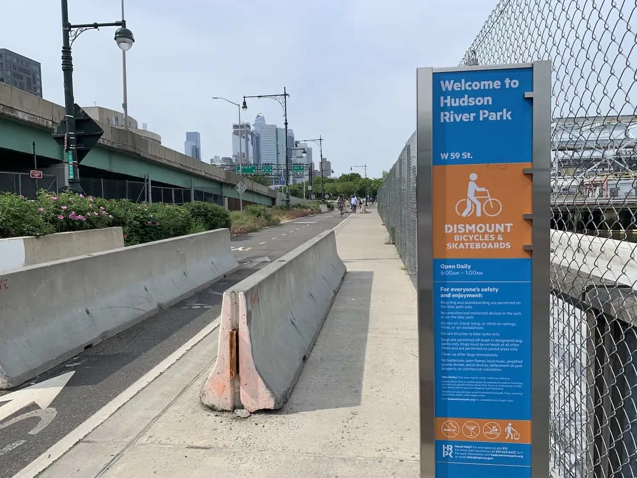 Hudson River Park Entrance 59th Street