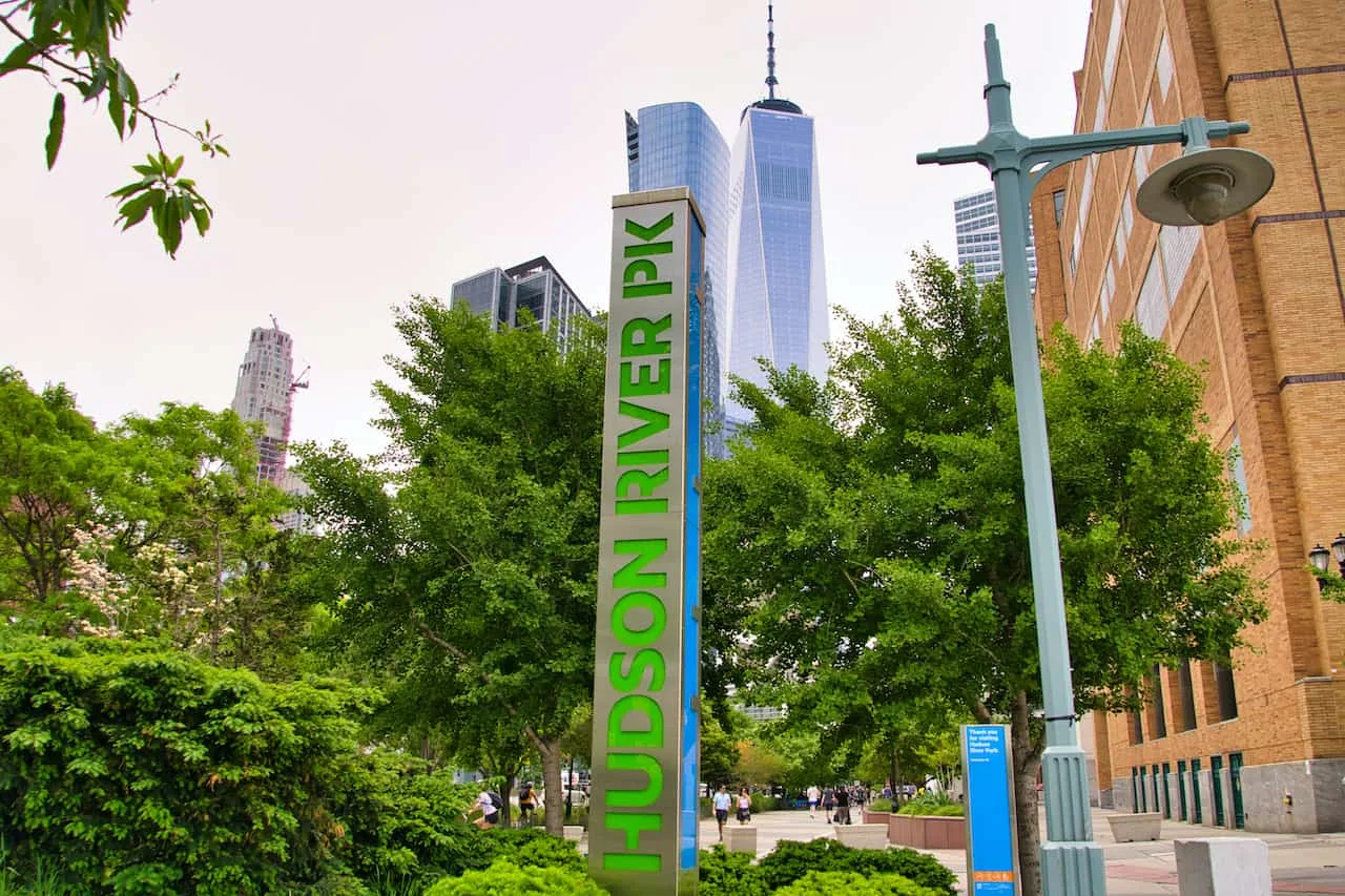 Hudson River Park Entrance