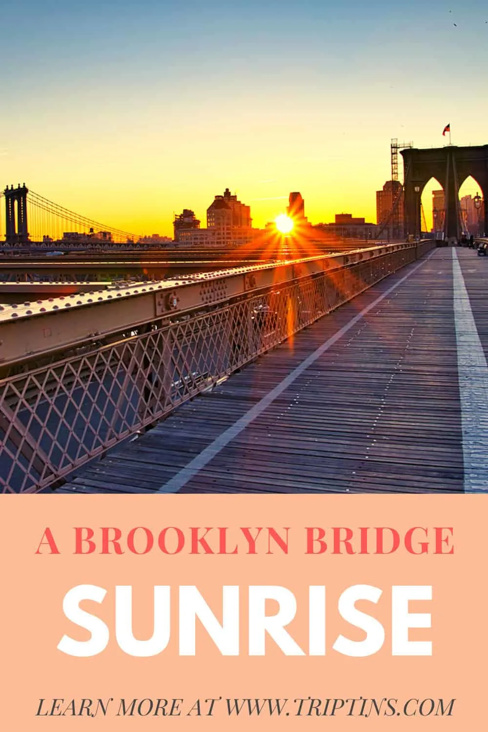 Brooklyn Bridge Sunrise NYC