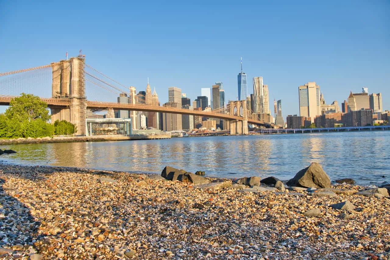 Pebble Beach at Brooklyn Bridge Park