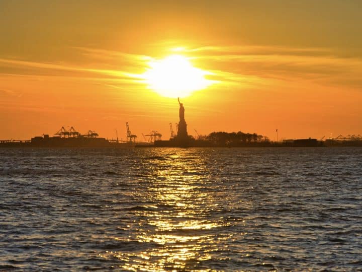 Seeing the Statue of Liberty at Sunset (Best Spots for Views)