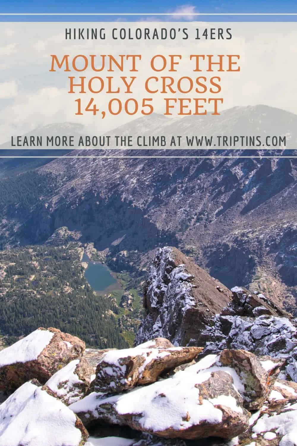 Mount of the Holy Cross in Colorado