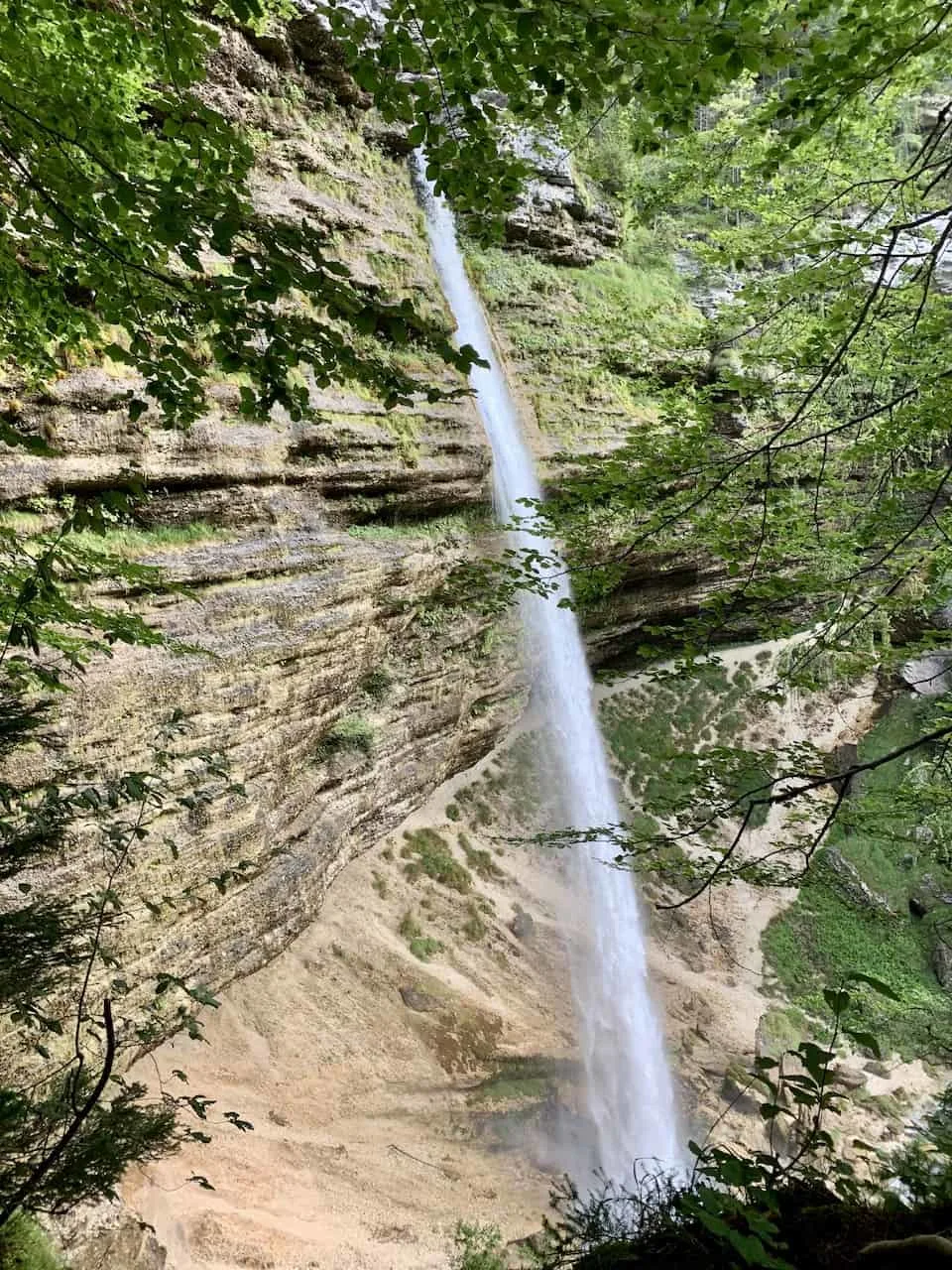 Pericnik Waterfall View