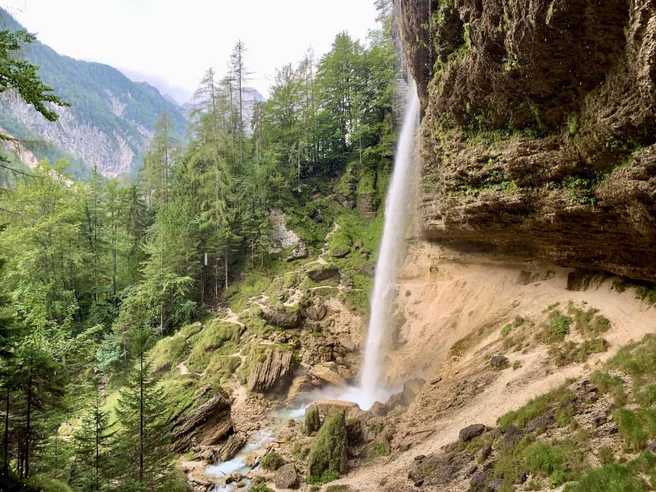 Slap Pericnik Lower Waterfall
