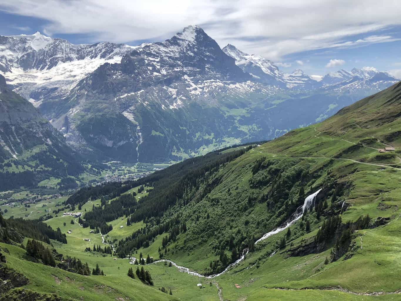 Across the Swiss Alps, Hiking in the Alps