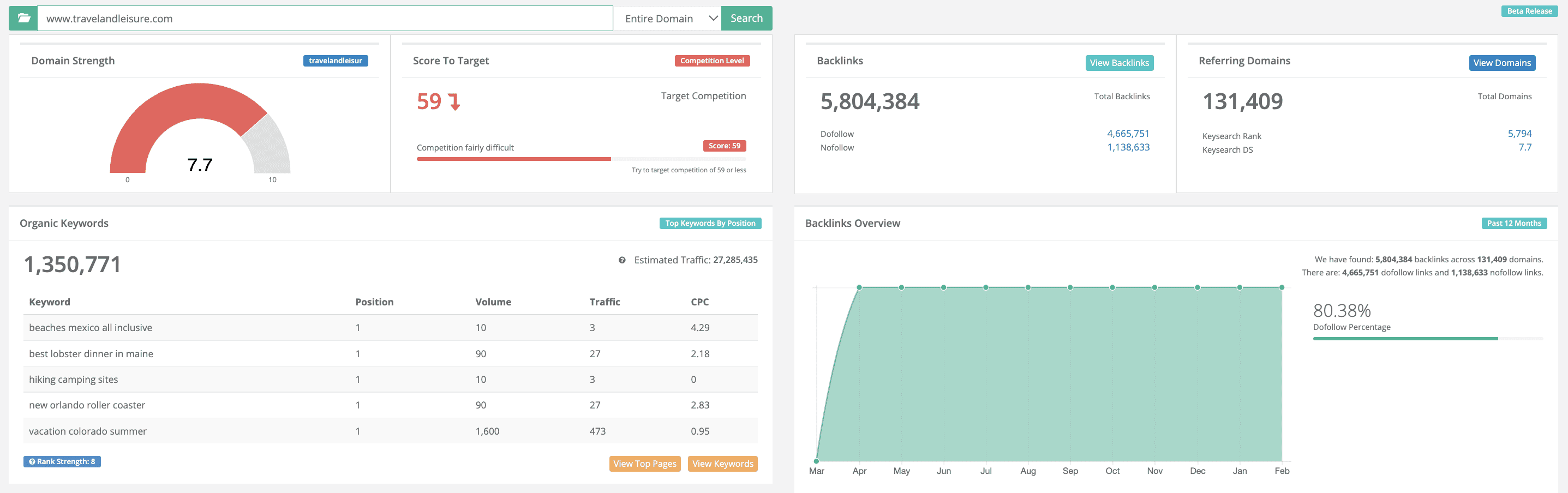 KeySearch Explorer