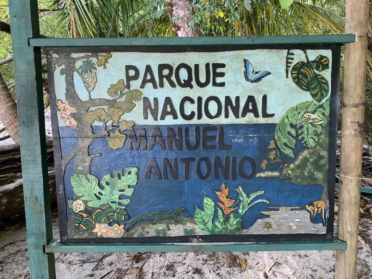 Manuel Antonio National Park Sign