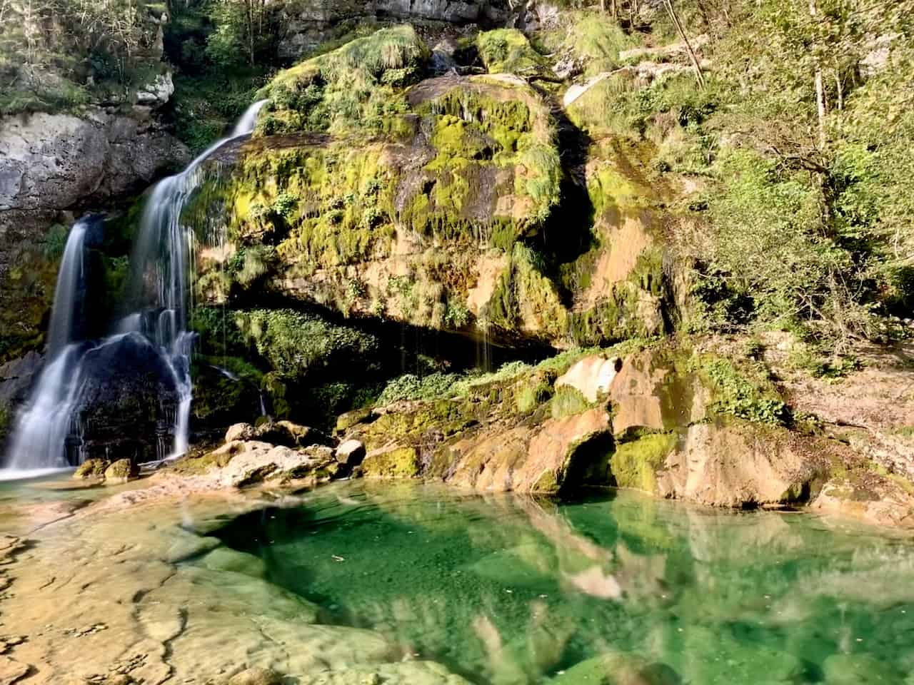Emerald Pools Slovenia Waterfall