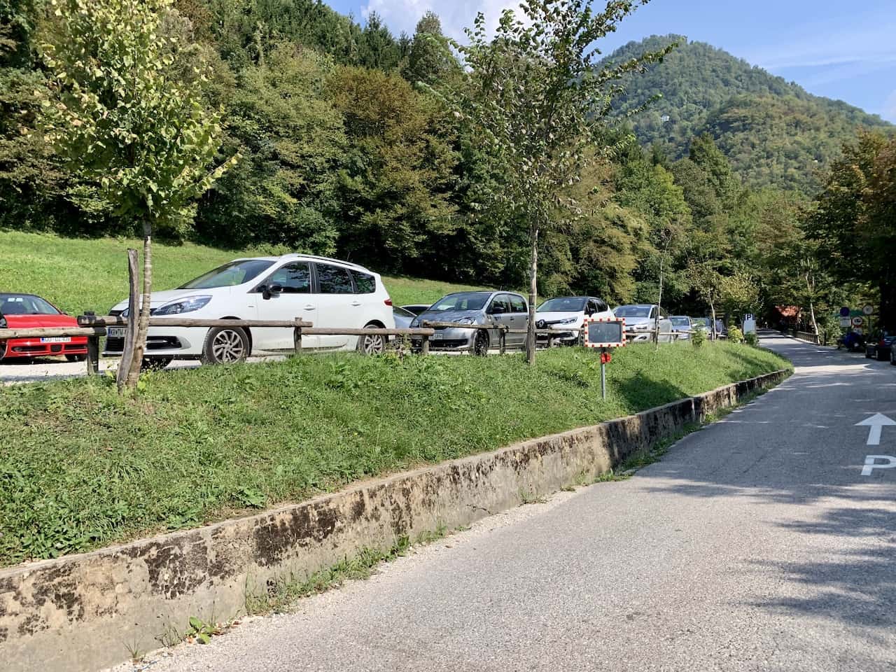 Tolmin Gorges Parking