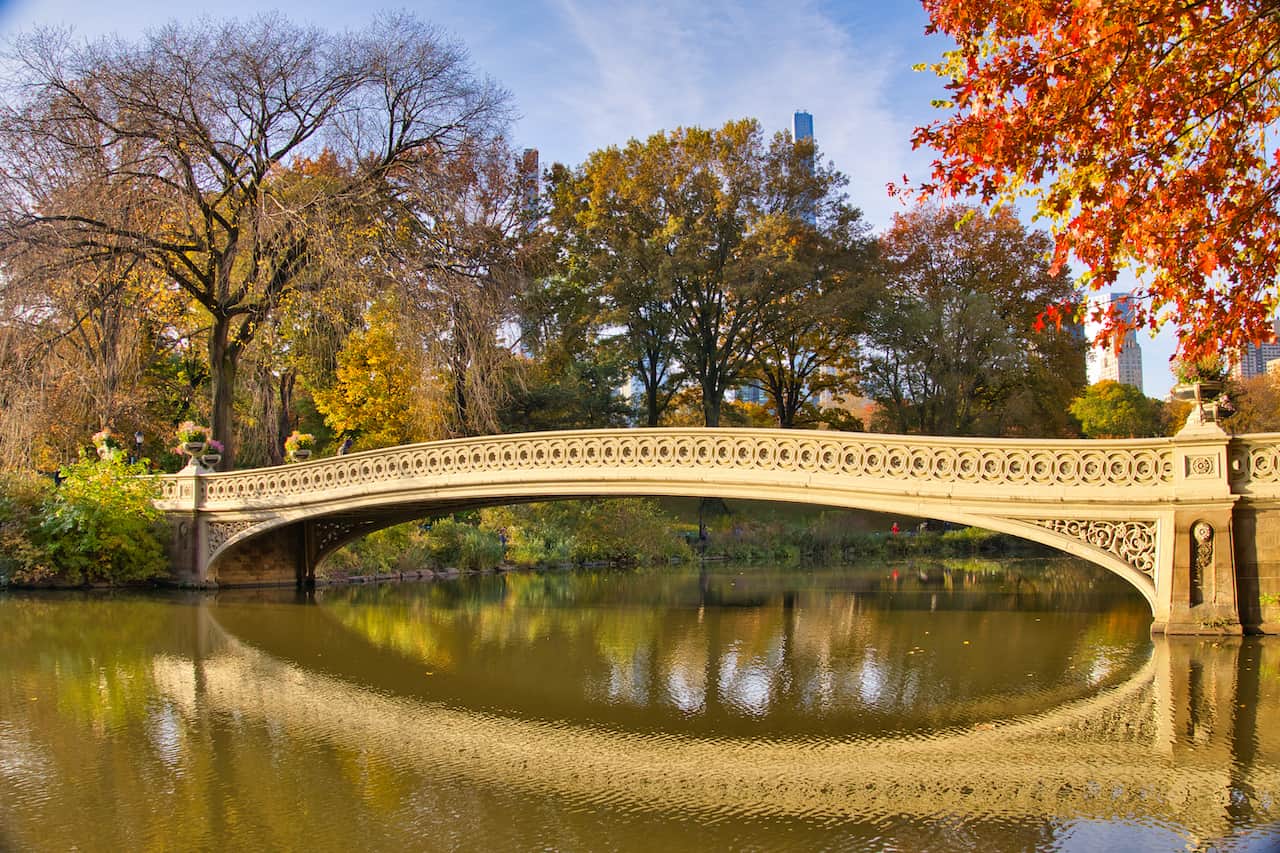 Bow Bridge in Autumn