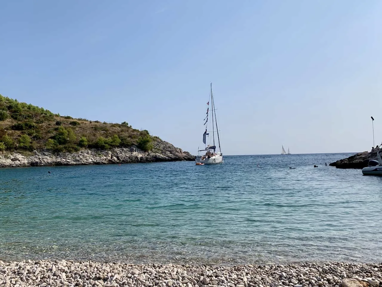 Dubovica Beach Boats