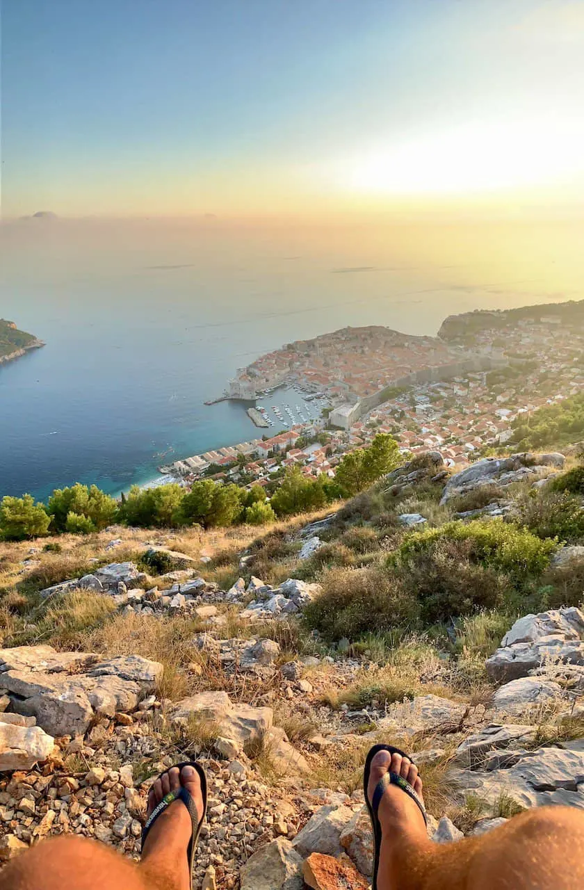 Dubrovnik Sunset Adriatic Sea