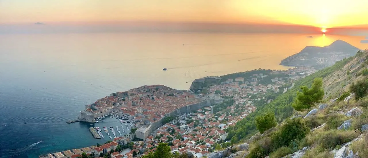 Dubrovnik Sunset Panorama