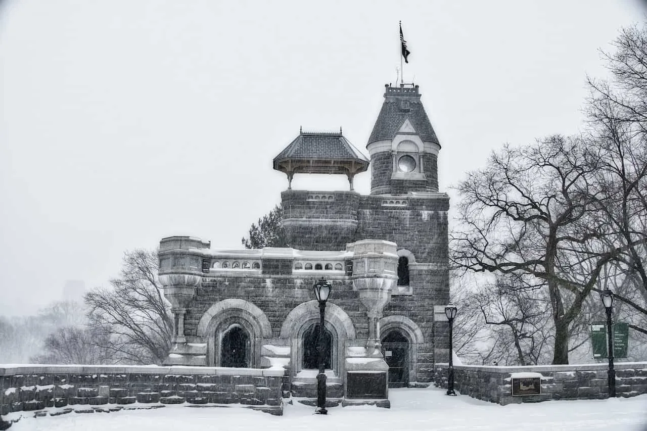 Belvedere Castle Snow