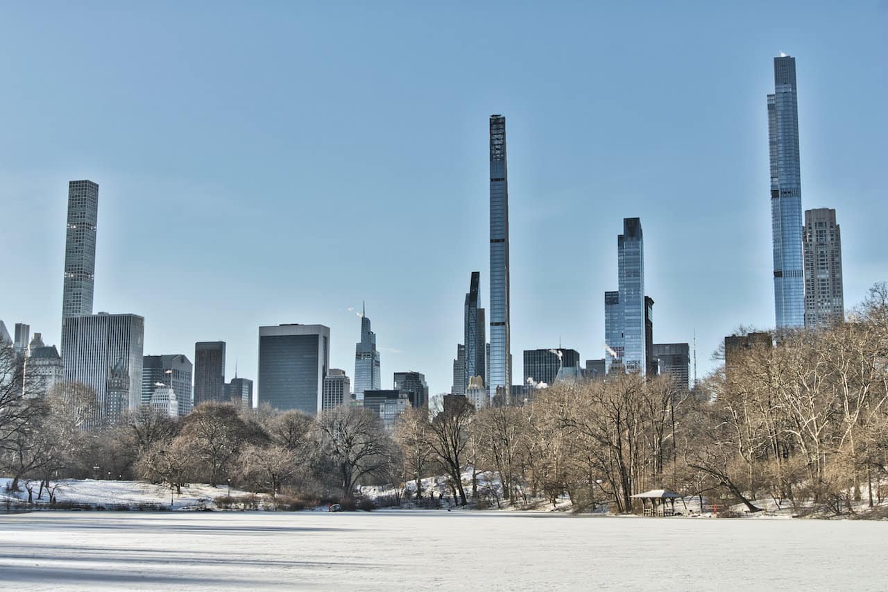 The Lake Central Park Frozen