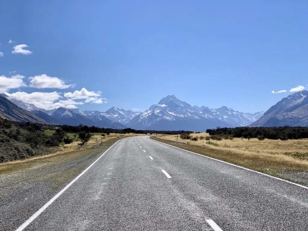 The Road to Mt Cook
