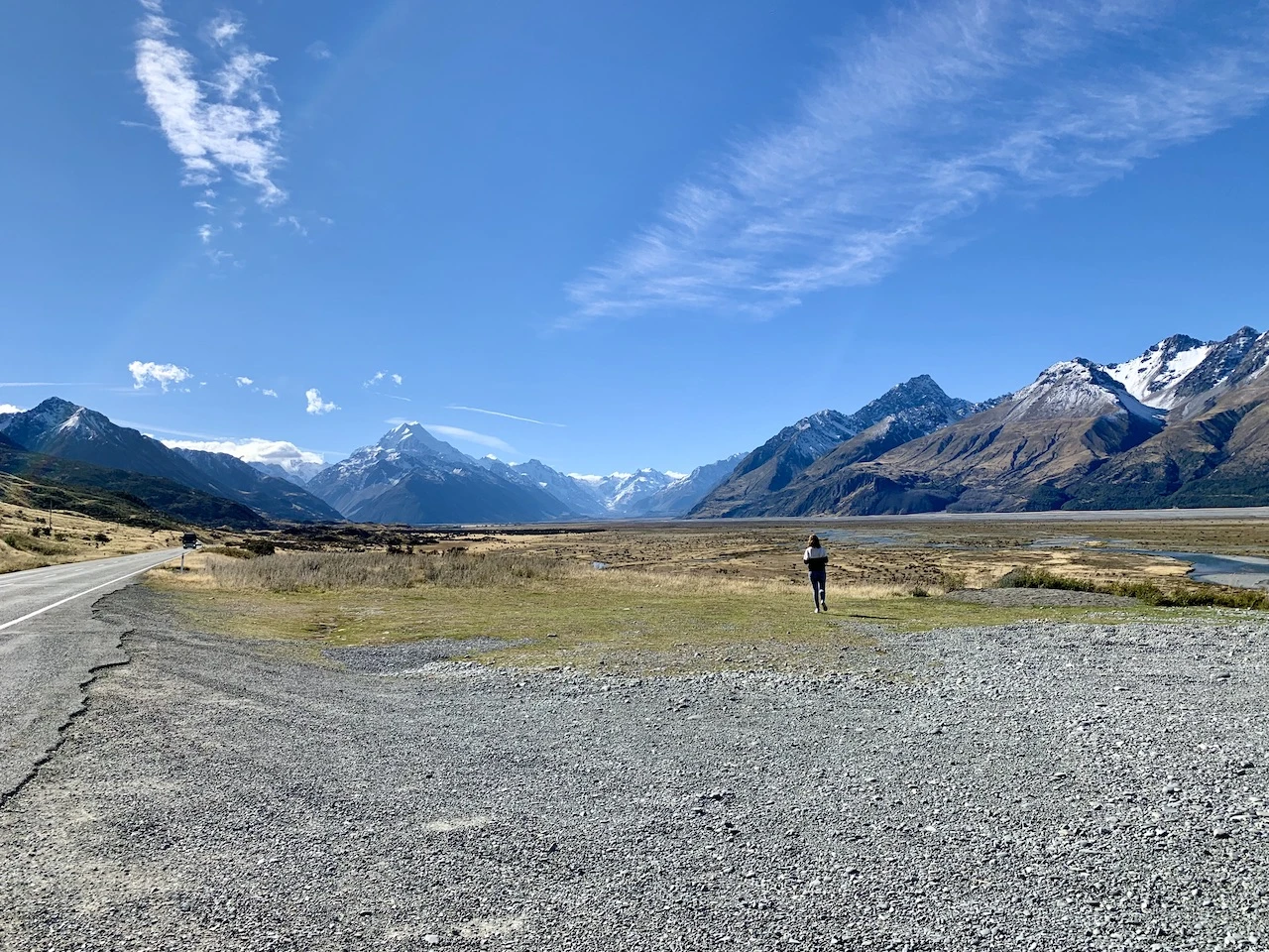 The Road to Mt Cook View