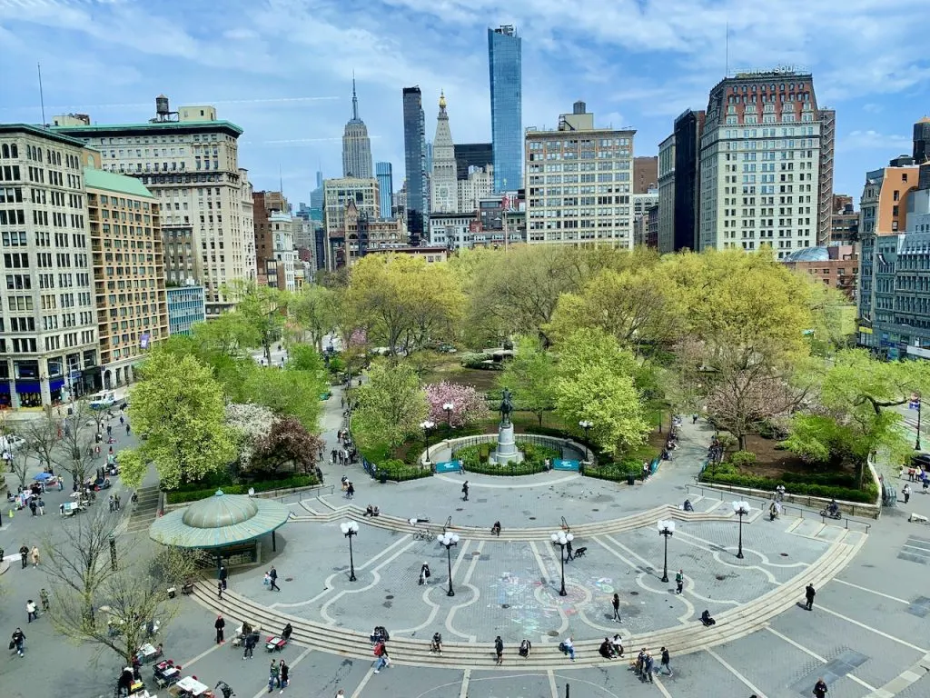 Union Square Cherry Blossom View