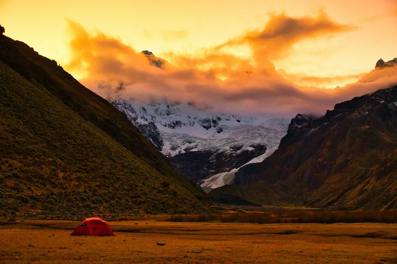 Huayhuash Campsites Map