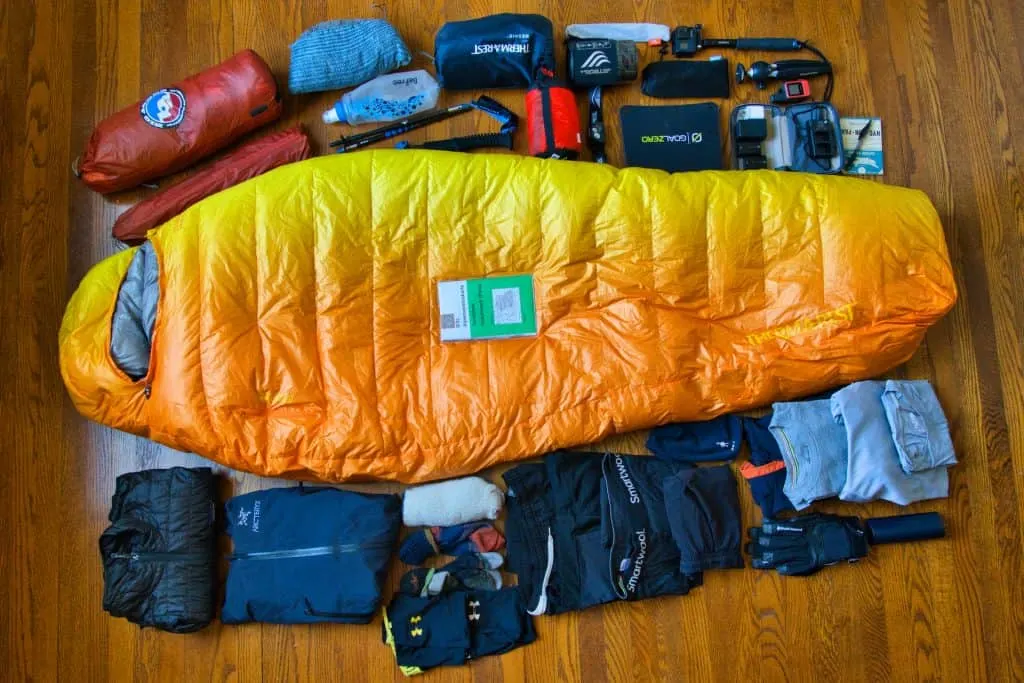 Huayhuash Circuit Packing List