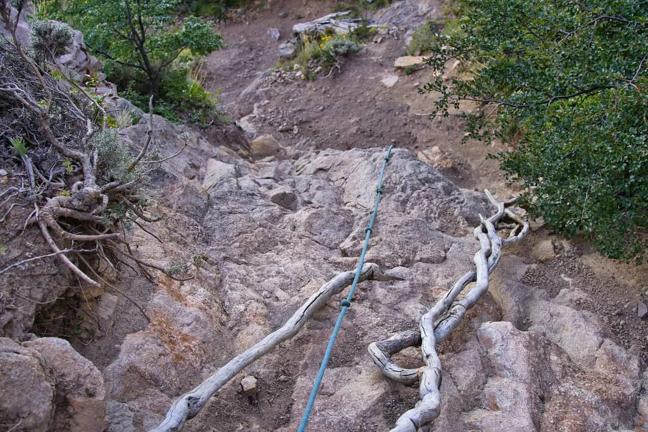 Paso Huemul Descent