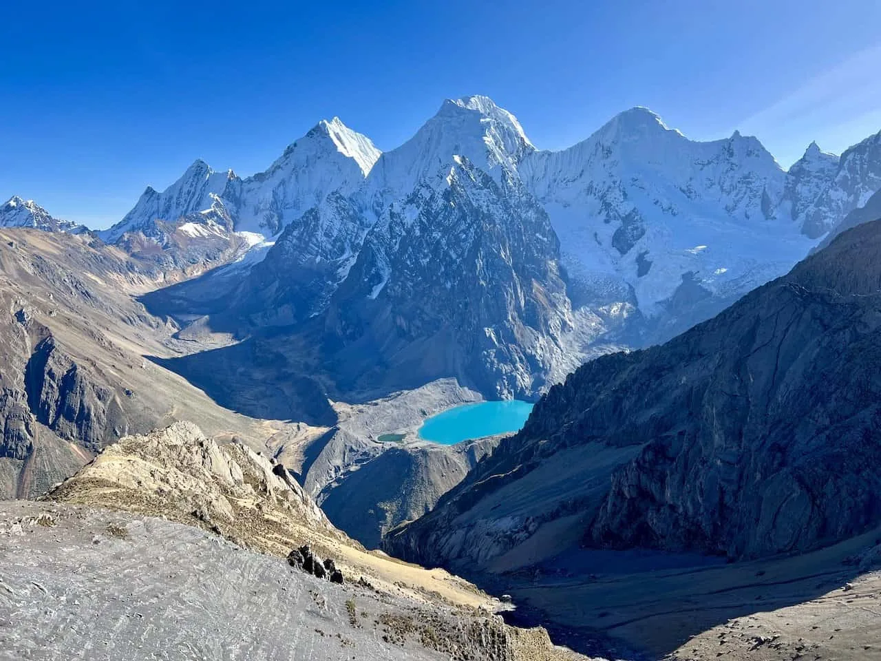 San Antonio Pass Huayhuash Map