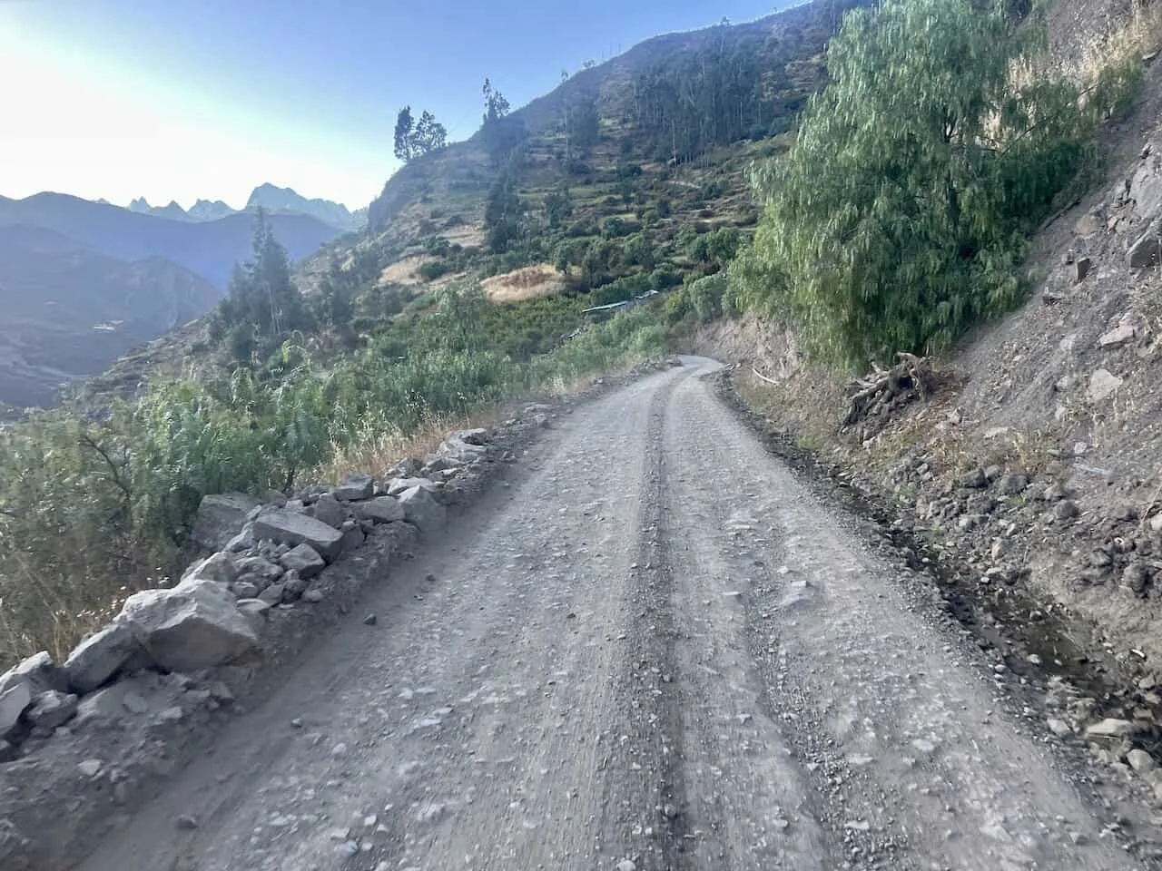 Chiquian to Llamac Road