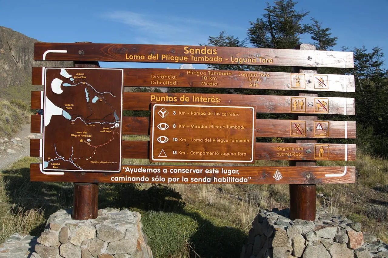 Loma del Pliegue Tumbado Trailhead