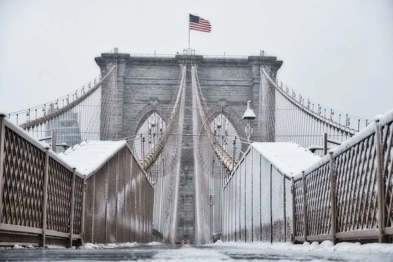 NYC Bridge Snow