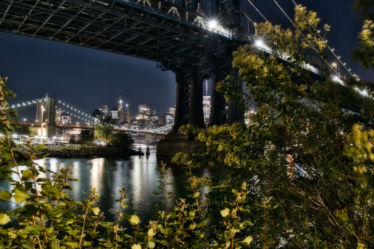 Manhattan Bridge Night