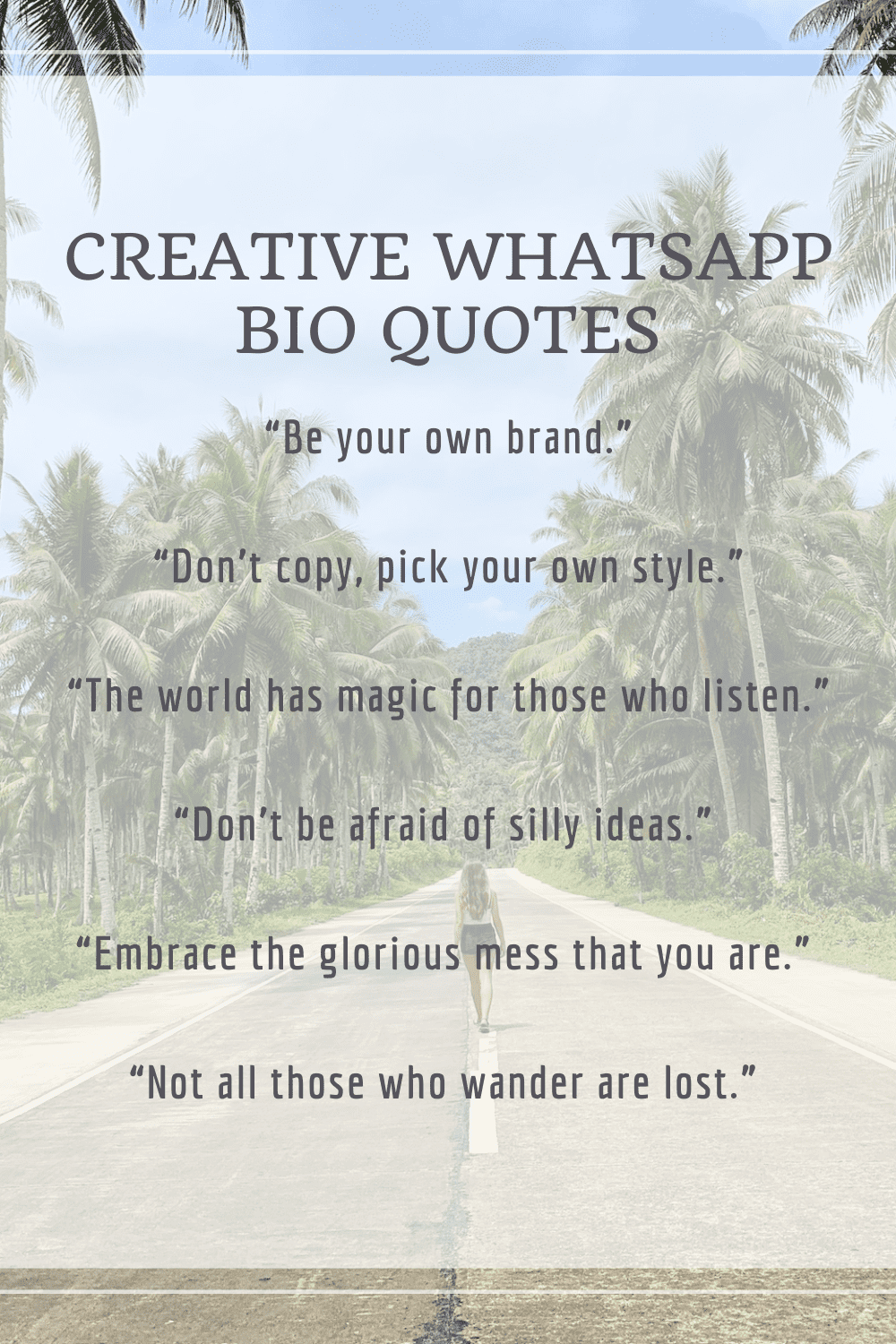 Creative Quotes for WhatsApp Bio